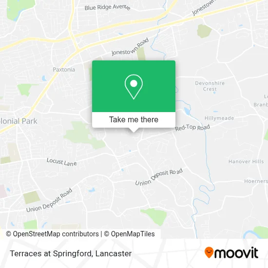 Terraces at Springford map