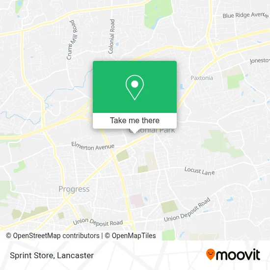 Sprint Store map