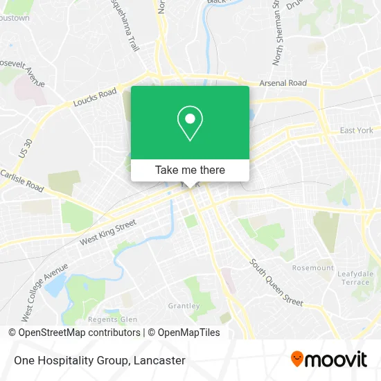 One Hospitality Group map