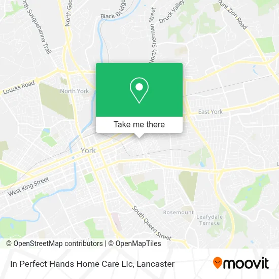 In Perfect Hands Home Care Llc map