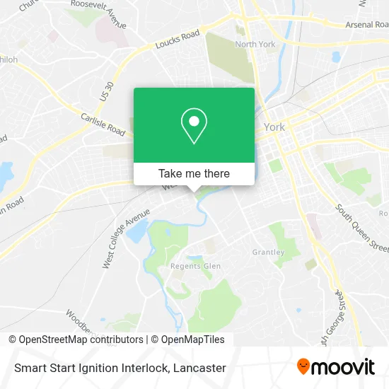 Smart Start Ignition Interlock map