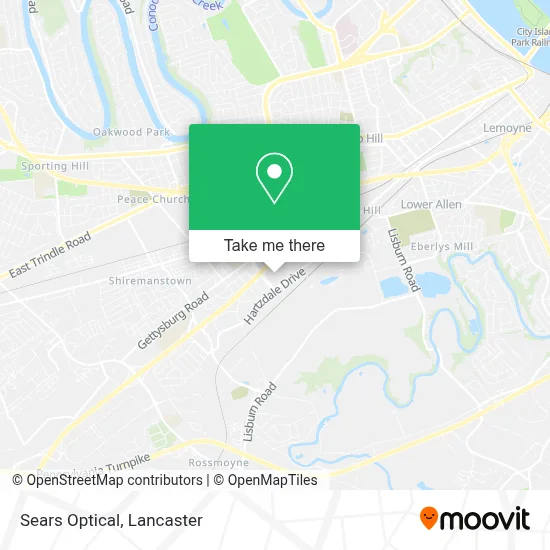 Sears Optical map