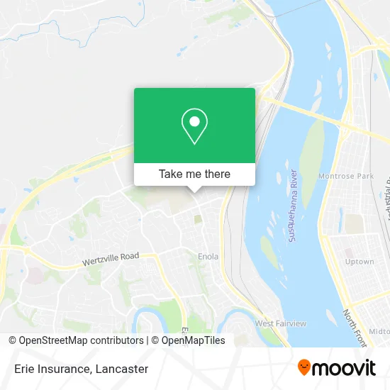 Erie Insurance map