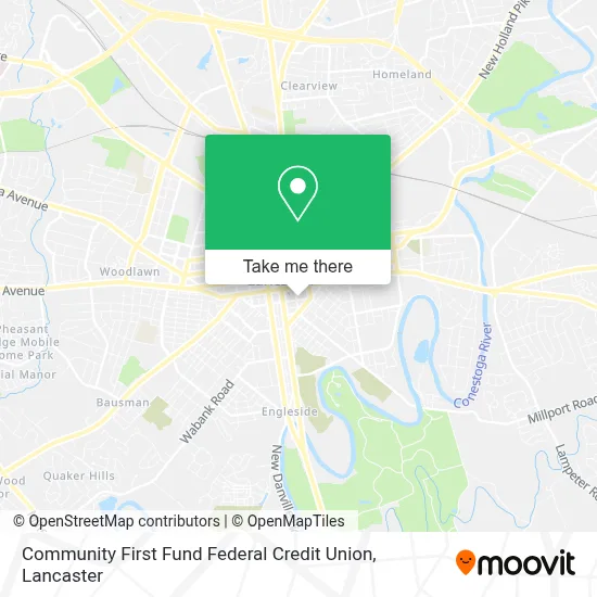 Community First Fund Federal Credit Union map