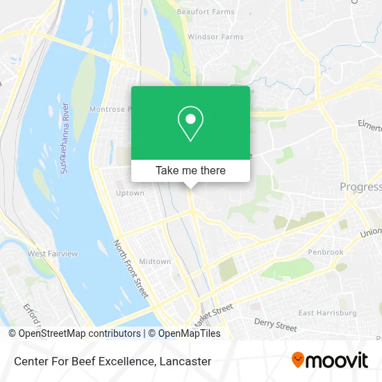 Center For Beef Excellence map
