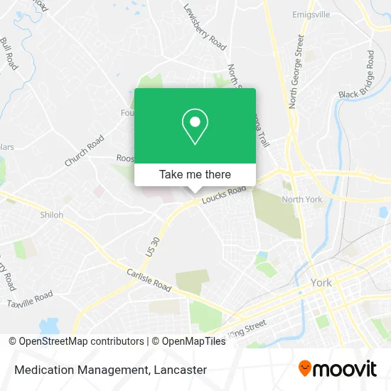 Medication Management map