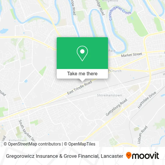 Gregorowicz Insurance & Grove Financial map