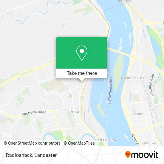 Radioshack map
