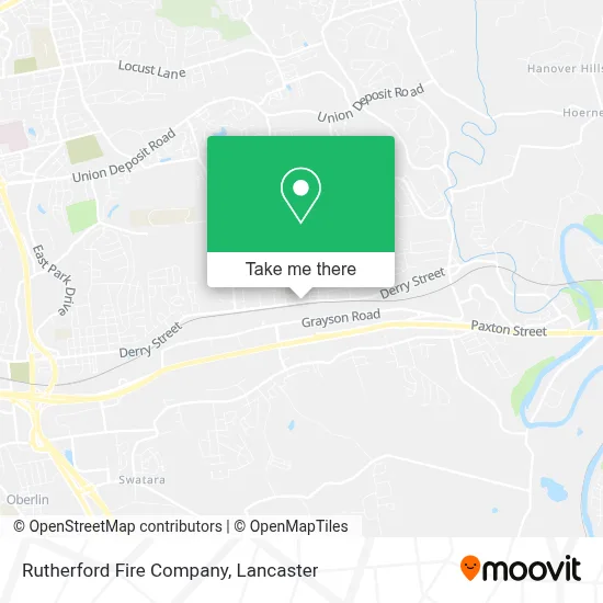 Rutherford Fire Company map