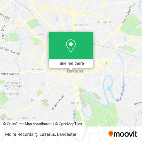 Moira Records @ Lazarus map