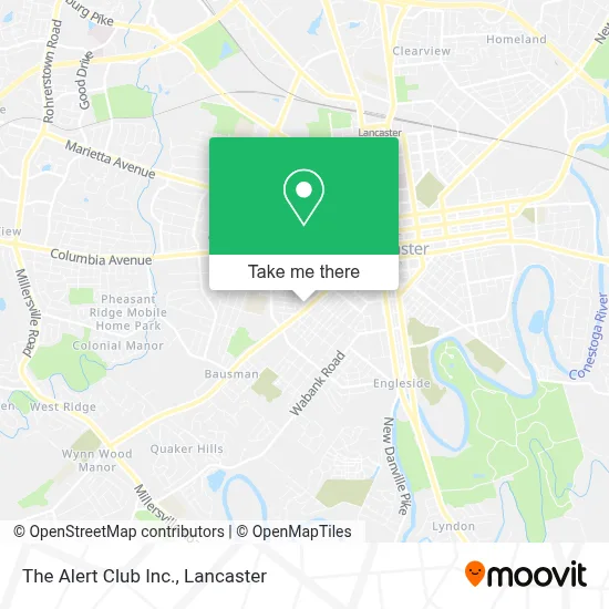 The Alert Club Inc. map