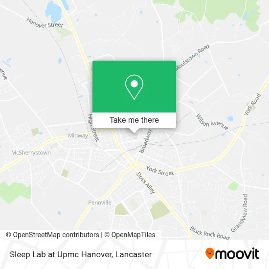 Sleep Lab at Upmc Hanover map
