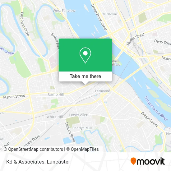 Kd & Associates map