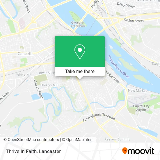Thrive In Faith map