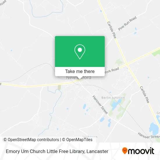 Emory Um Church Little Free Library map