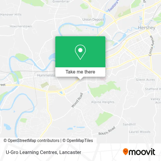 U-Gro Learning Centres map