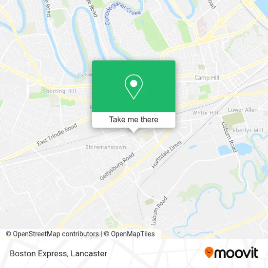 Boston Express map