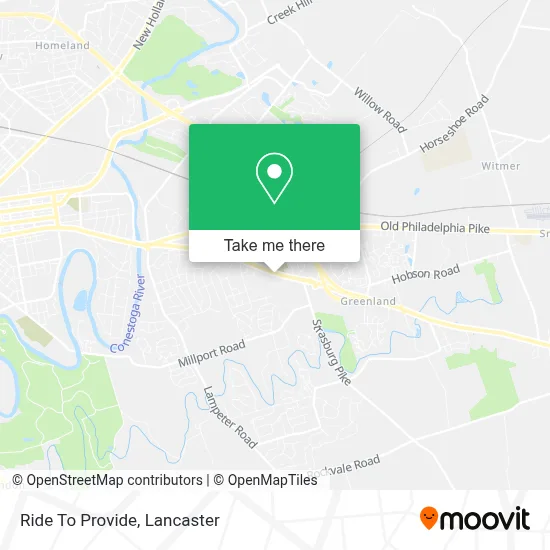 Ride To Provide map