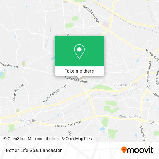 Better Life Spa map