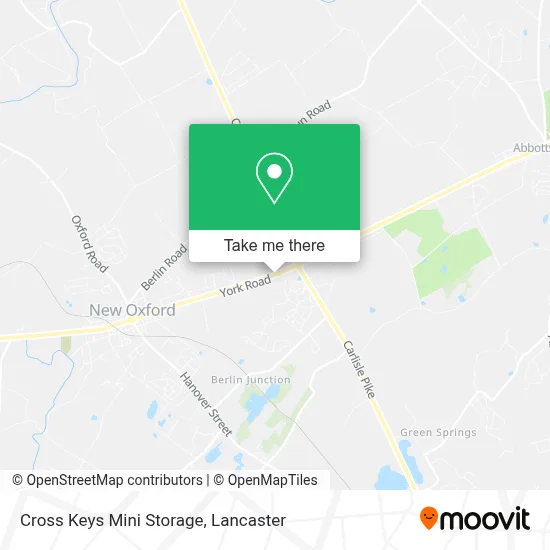 Cross Keys Mini Storage map