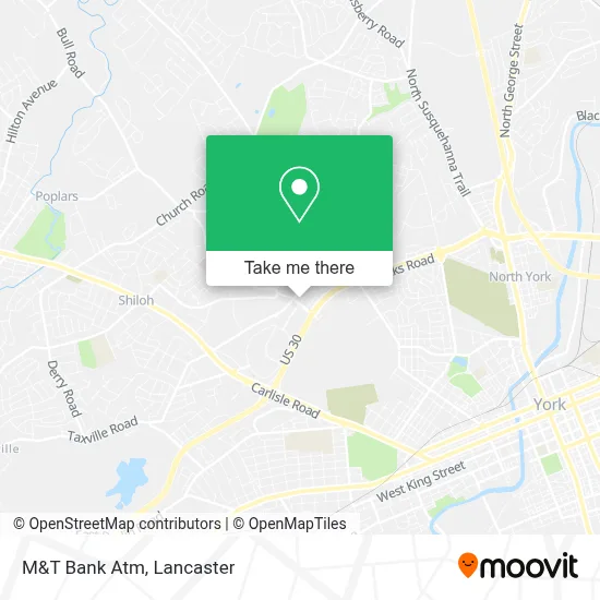 M&T Bank Atm map