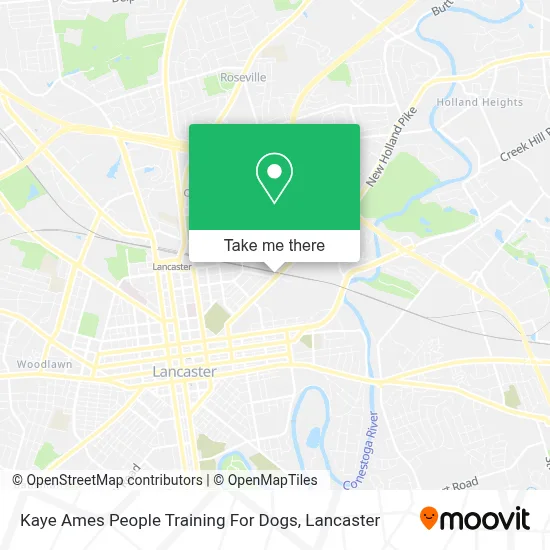 Kaye Ames People Training For Dogs map