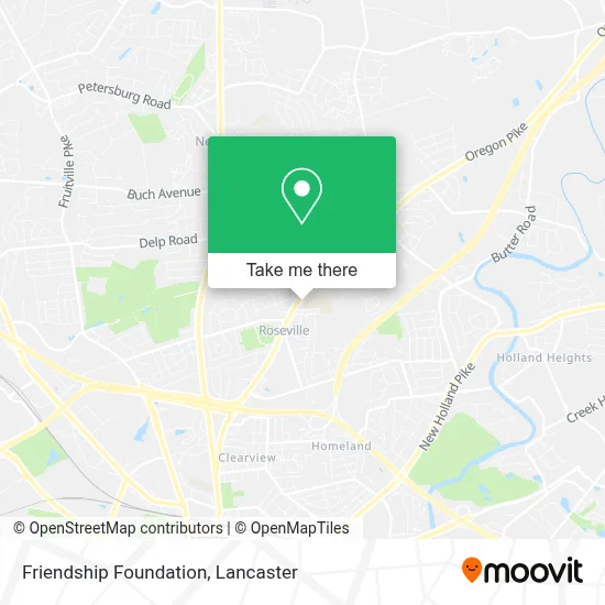 Friendship Foundation map