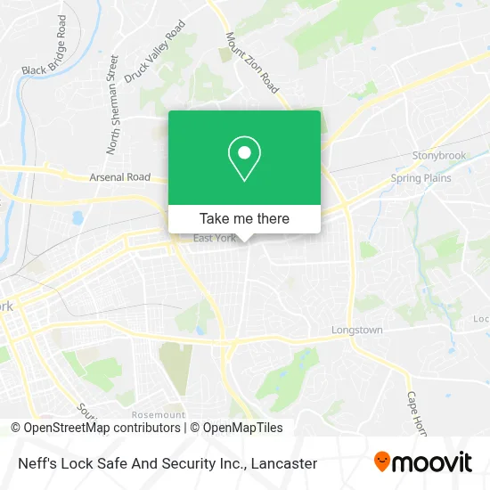 Neff's Lock Safe And Security Inc. map
