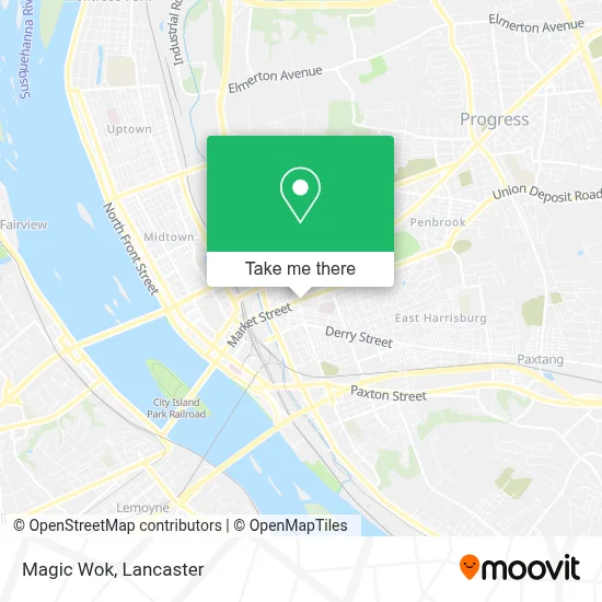 Magic Wok map
