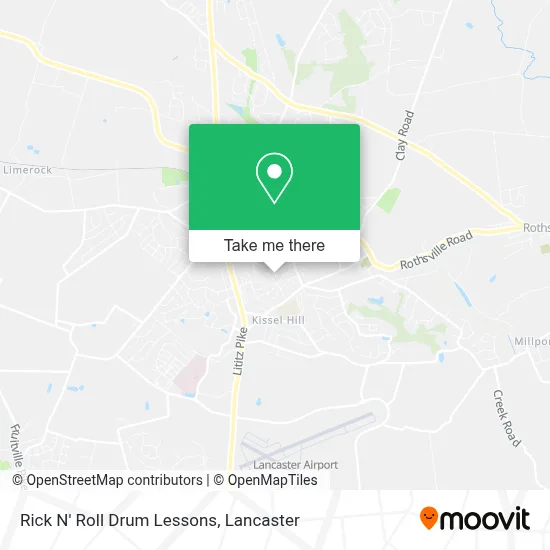 Rick N' Roll Drum Lessons map