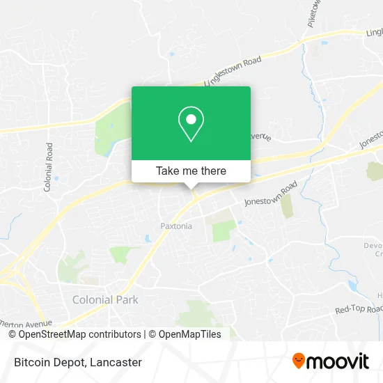 Bitcoin Depot map