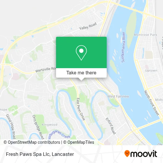 Fresh Paws Spa Llc map