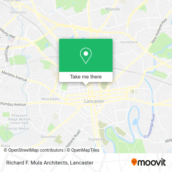 Richard F. Mula Architects map