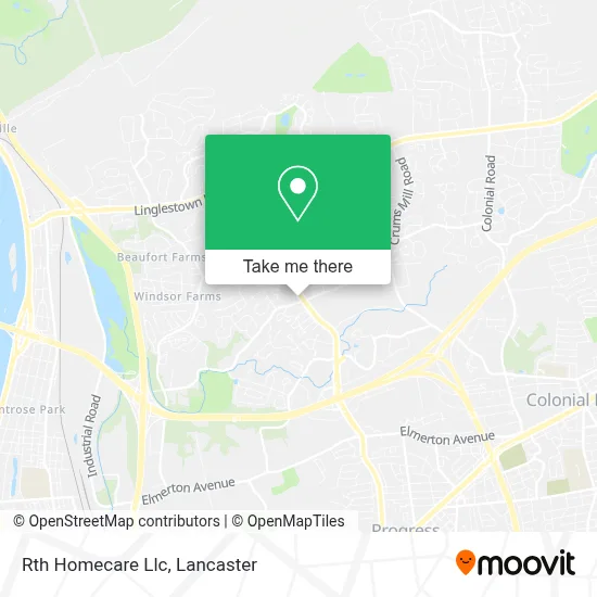 Rth Homecare Llc map