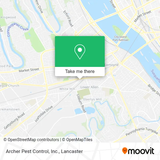 Archer Pest Control, Inc. map