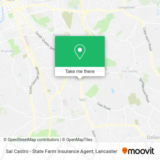 Sal Castro - State Farm Insurance Agent map