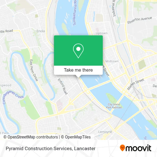 Pyramid Construction Services map