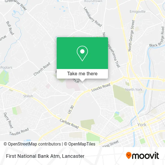 First National Bank Atm map