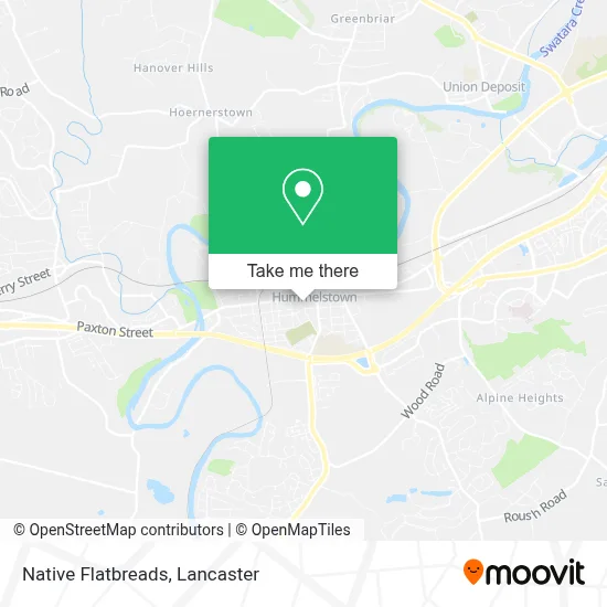 Native Flatbreads map