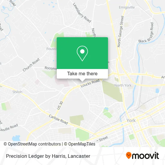 Precision Ledger by Harris map