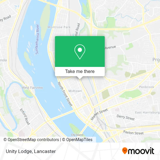 Unity Lodge map