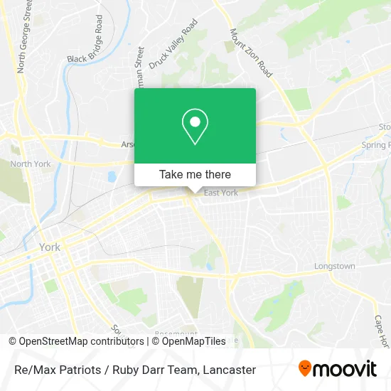 Re / Max Patriots / Ruby Darr Team map