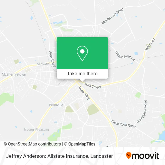 Jeffrey Anderson: Allstate Insurance map