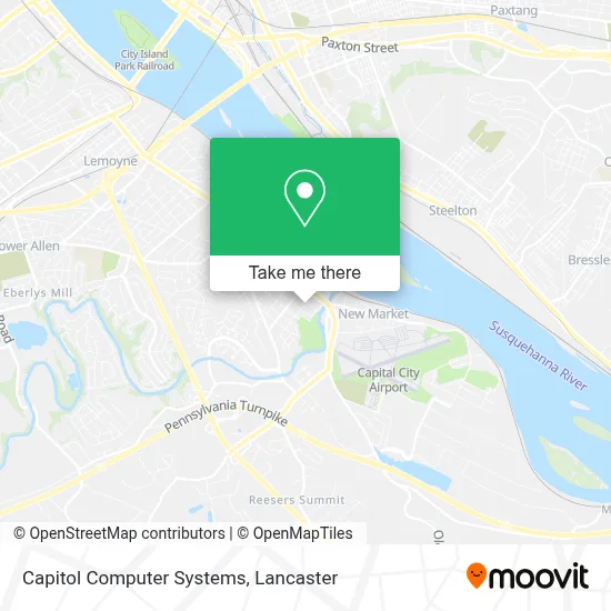 Capitol Computer Systems map