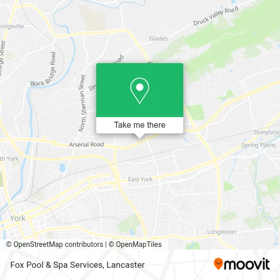 Fox Pool & Spa Services map