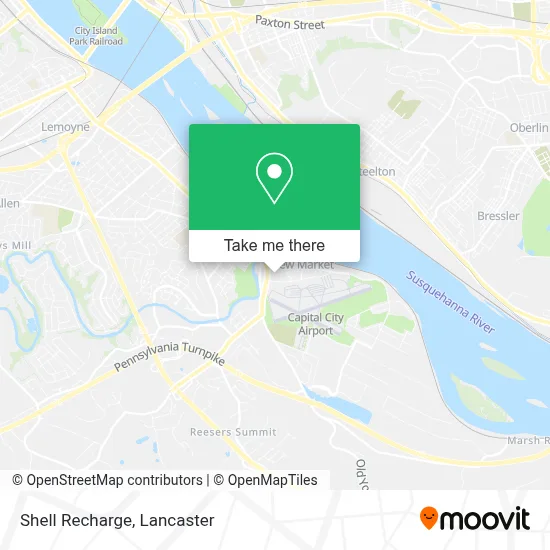 Shell Recharge map
