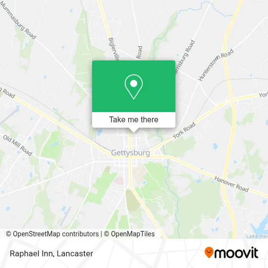 Raphael Inn map