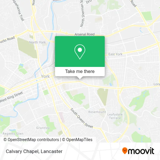 Calvary Chapel map