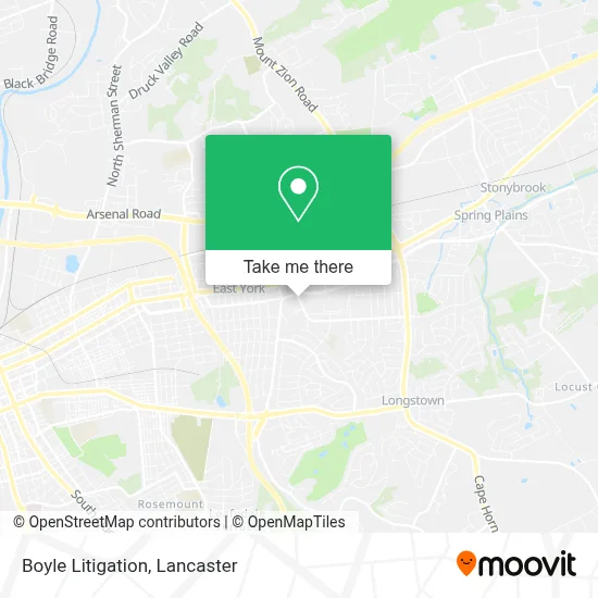 Boyle Litigation map