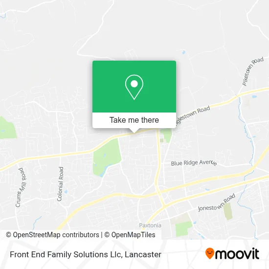 Front End Family Solutions Llc map